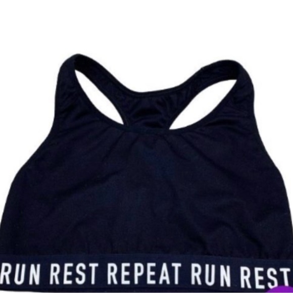 “Run Rest Repeat”Old Navy Active Sports Bra size S - Picture 2 of 3
